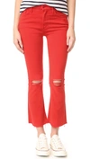 MOTHER INSIDER CROP FRAY JEANS