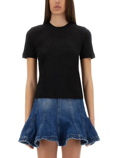 Msgm Slim Fit T-shirt In Black