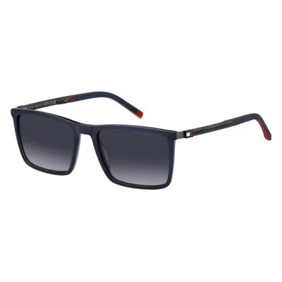 Tommy Hilfiger Rectangle-frame Sunglasses In Black