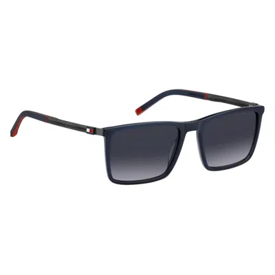 Tommy Hilfiger Rectangle-frame Sunglasses In Black