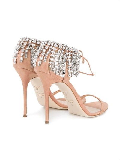 Shop Giuseppe Zanotti Carrie Crystal 110 Sandals