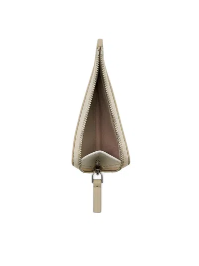 Marc Jacobs Zippered Mini Wallet With Pendant In Nude