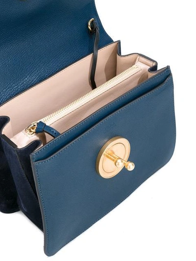 Shop Chloé Mily Shoulder Bag - Blue