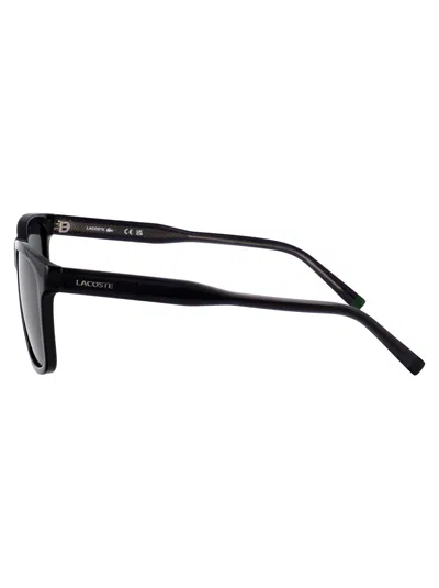 Lacoste Rectangular Sunglasses L6025 S 1 In Black