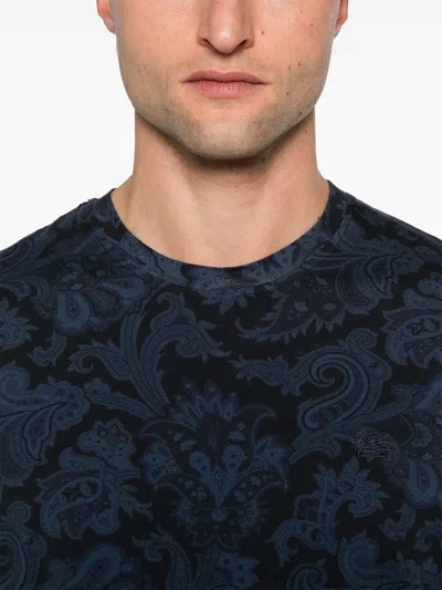 Etro Tshirt Roma In Multi