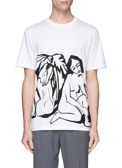 Shop Oamc 'hallucination' Graphic Print T-shirt