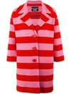 BOUTIQUE MOSCHINO STRIPED COAT,J0607081511844832