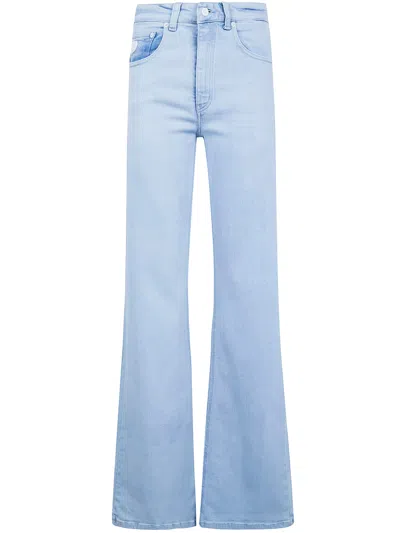 Lois Jeans Five-pocket Flared Jeans In Blue
