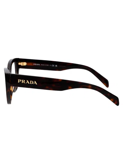Prada Root Tortoise Acetate Glasses In Pattern