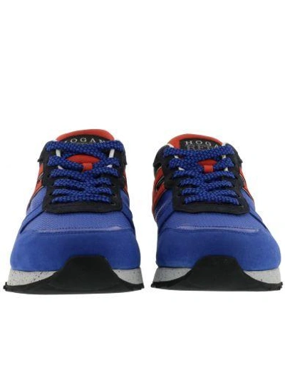 Shop Hogan Rebel R261 Sneakers In Blue