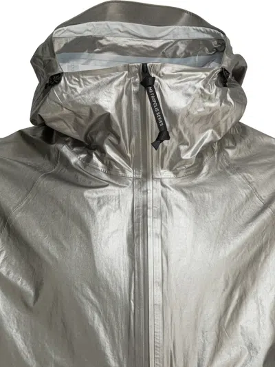 C.p. Company C.p.company Silver Polyester Nylon Jacket In Gray