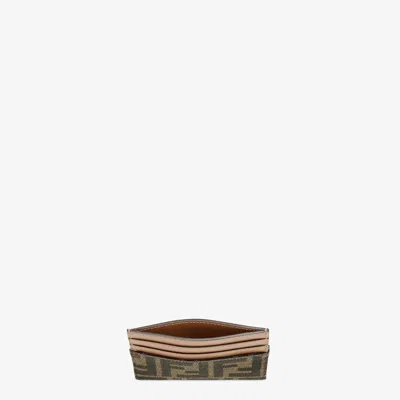 Fendi Cc Case Flat Zucca Jacqu In Pattern