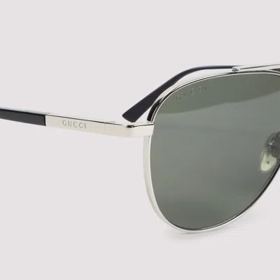 Gucci Silver Acetate Sunglasses In Pattern