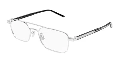 Saint Laurent Sl 780 Rectangular Glasses In Purple
