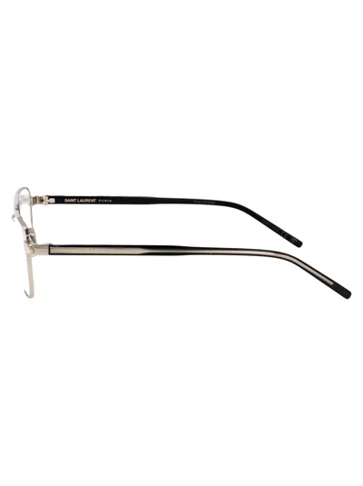 Saint Laurent Sl 780 Rectangular Glasses In Purple