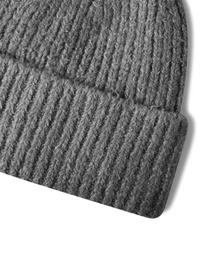 Acne Studios Korval Wool Blend Beanie In Pattern