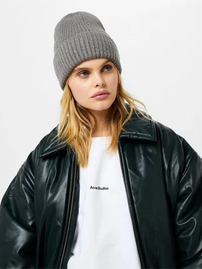 Acne Studios Korval Wool Blend Beanie In Pattern