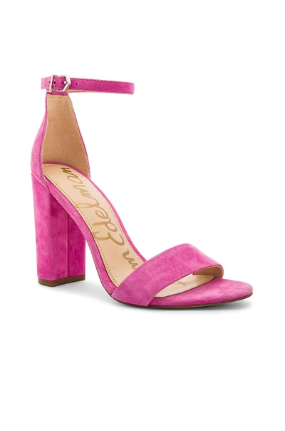 Shop Sam Edelman Yaro Heel In Hot Pink