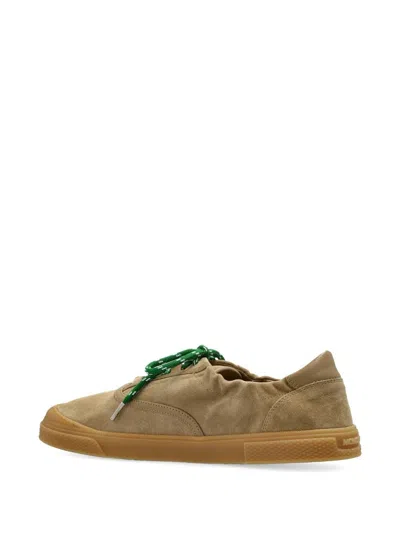 Moncler Biscuit Suede Vera Leisure Sneakers In Brown