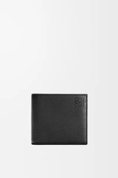 Loewe Bi-fold Leather Wallet In Black