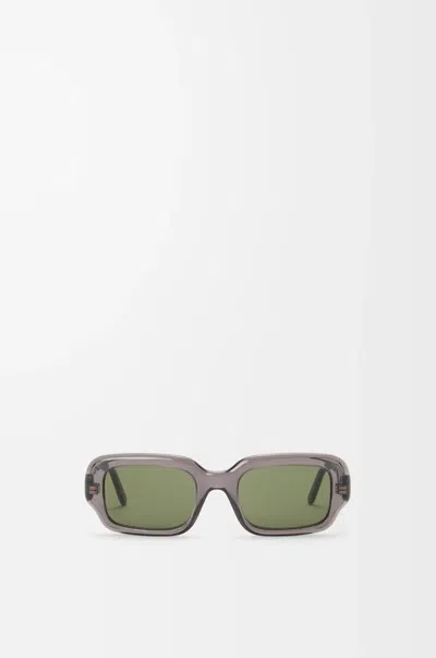 Loewe Womens Grey G735270x12 Rectangle-frame Acetate Sunglasses In Gray