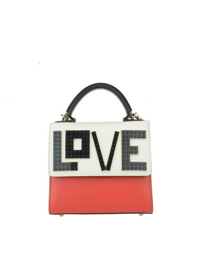 Les Petits Joueurs Alex Micro Bag In Red White Violet
