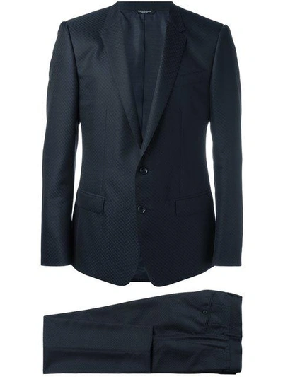 Shop Dolce & Gabbana Patterned Suit In B0665