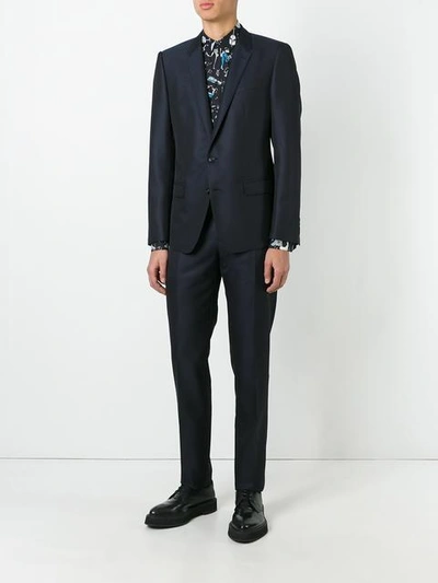 Shop Dolce & Gabbana Patterned Suit In B0665
