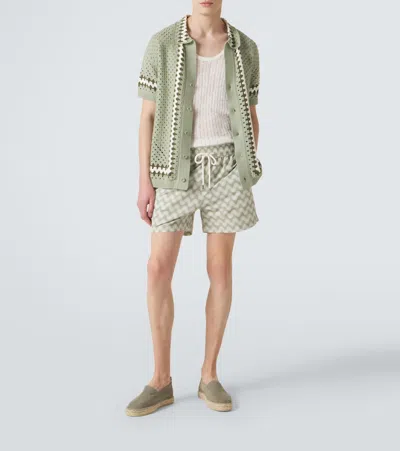 Frescobol Carioca Helio Pull-tab Espadrilles In Green