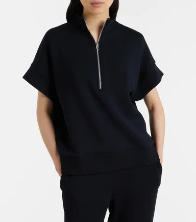 Varley Ritchie Half-zip Sweater In Black