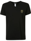 Versace Jersey V-neck T-shirt In Black