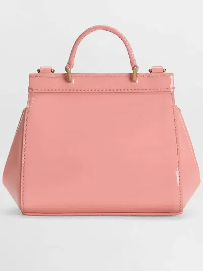 Dolce & Gabbana Sicily Top-handle Flap Tote Bag In Pink