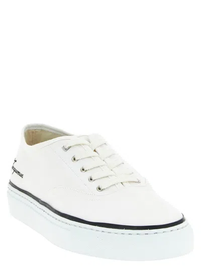 Jacquemus Les Fefe Low Top Sneakers Rubber Sole In White