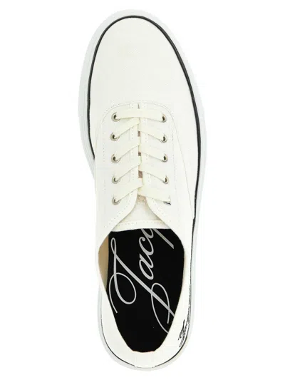 Jacquemus Les Fefe Low Top Sneakers Rubber Sole In White