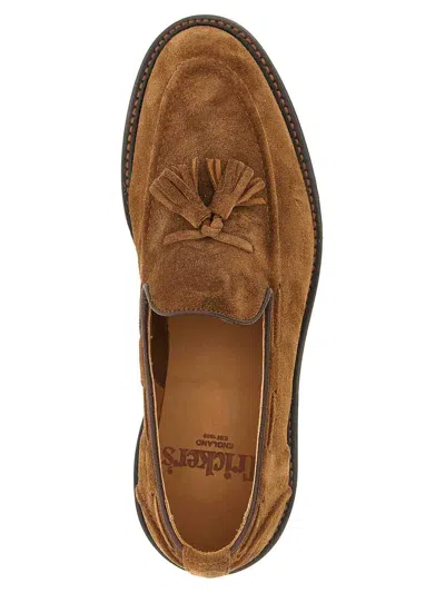 Tricker's Brown Solid Elton Loafers In Brown