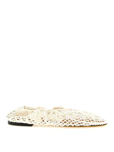 Odissi Iris Flat In White