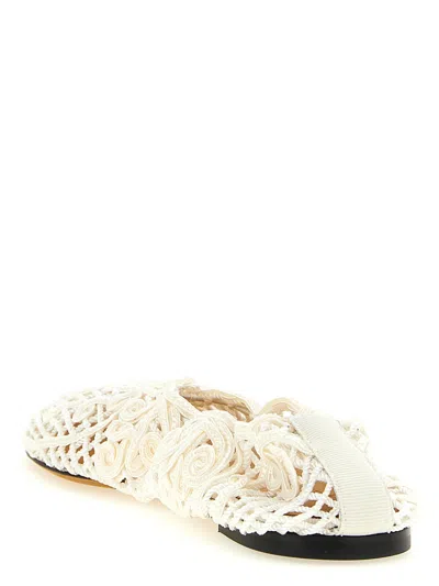Odissi Iris Flat In White