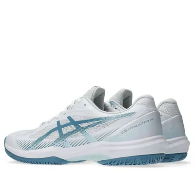 Asics Court Hunter Ff 'white Saba Blue' In Multi