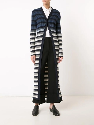 Shop Maison Margiela Degrade Stripe Cardigan