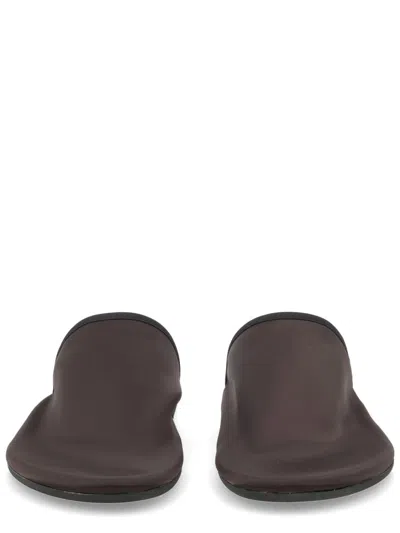 Alysi Brown Polyamide Flats