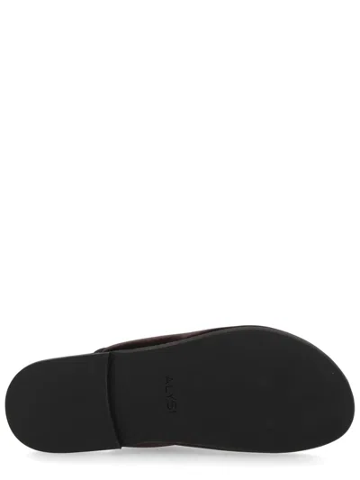 Alysi Brown Polyamide Flats