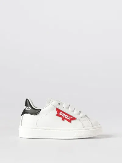 Dsquared2 Logo Sneakers In White