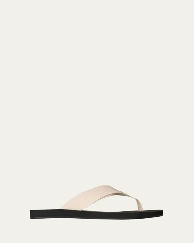 The Row Dune Classic Leather Thong Sandals In Multi