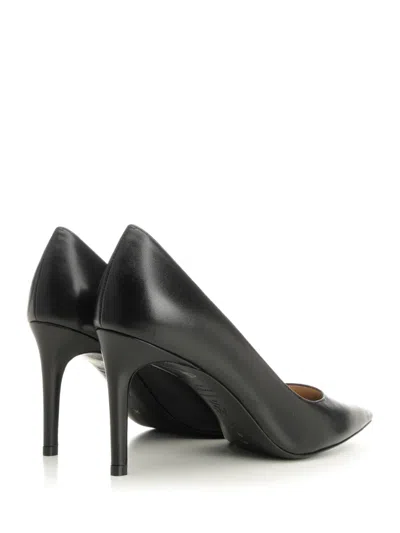 Stuart Weitzman 75mm Stuart Power Pointed-toe Stiletto Pumps In Black