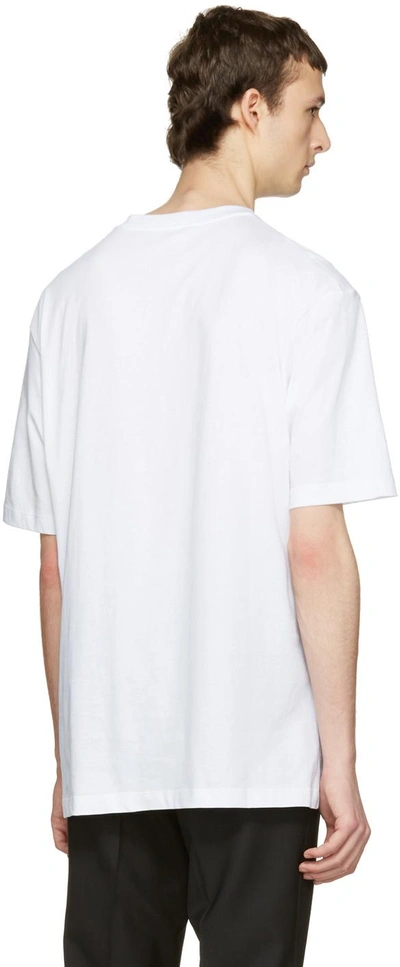 Shop Raf Simons White Robert Mapplethorpe Edition Waves T-shirt