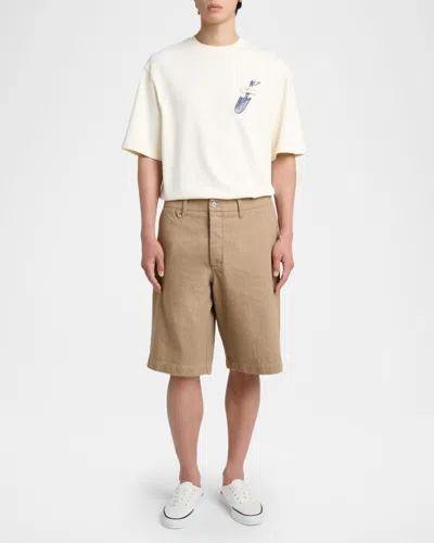 Jacquemus Les Fefe Low Top Sneakers Rubber Sole In White