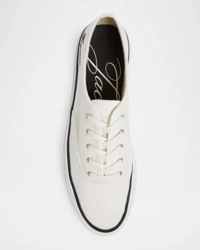 Jacquemus Les Fefe Low Top Sneakers Rubber Sole In White