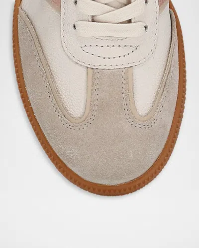 Frye Milly Mixed Leather Low-top Sneakers In Multi