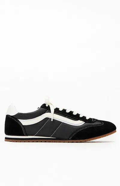 Vans Super Lowpro Black Suede Leather Sneakers