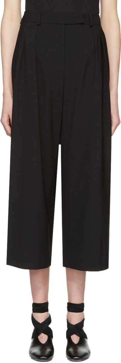 Shop Jw Anderson Black High-waisted Culottes